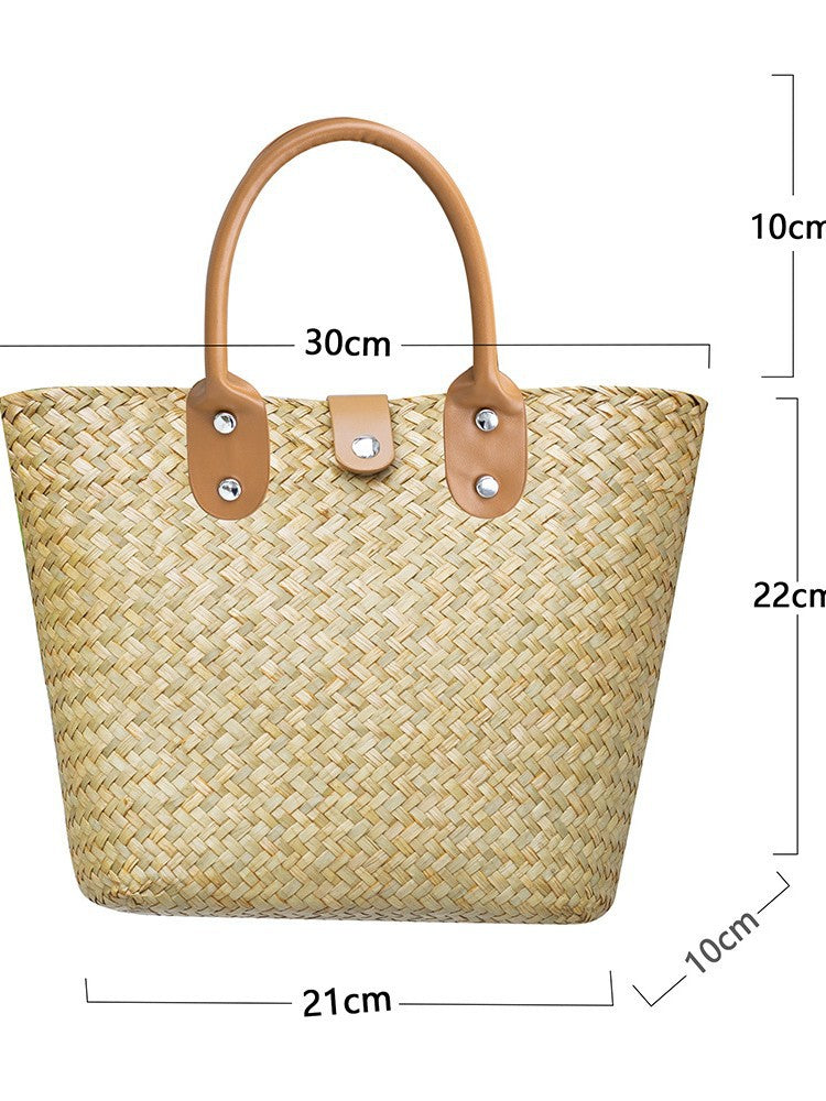 Stylish And Versatile New Woven Handbag For Women