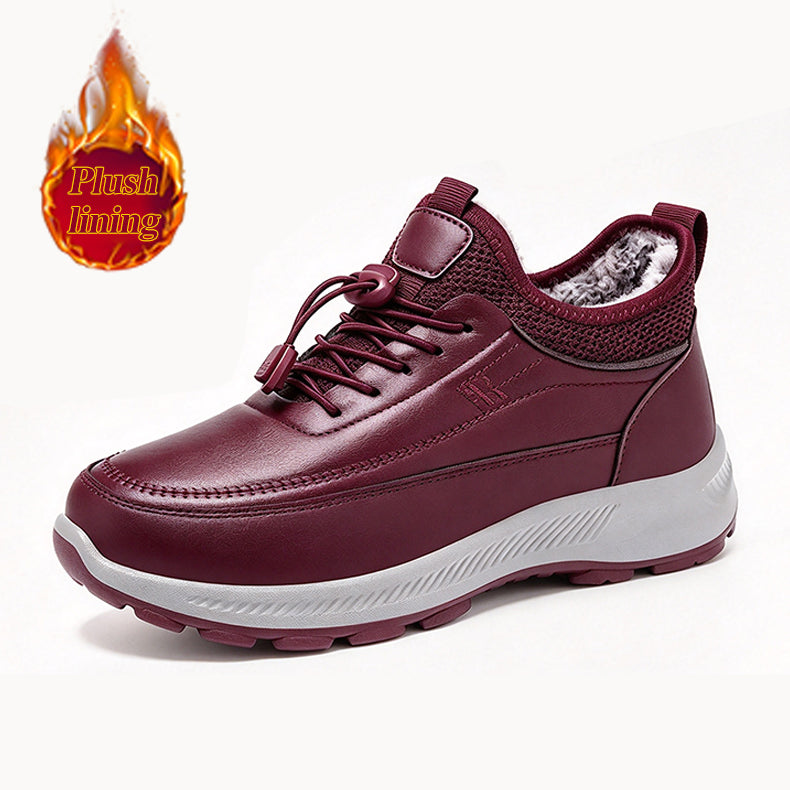 👢👢 New thickened winter cotton shoes—soft-soled, non-slip, and warm shoes for moms.