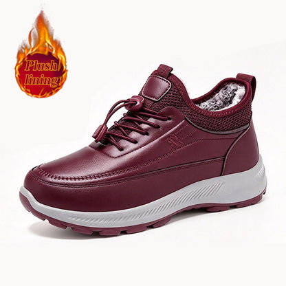 👢👢 New thickened winter cotton shoes—soft-soled, non-slip, and warm shoes for moms.