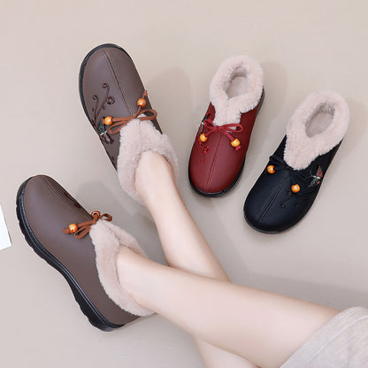 New Fall/Winter 2026 Slip-On Non-Slip Casual Shoes for Middle-Aged and Elderly Women