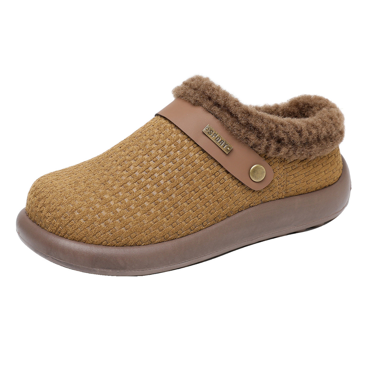 New Winter 2026 Slip-On Non-Slip Cotton House Shoes