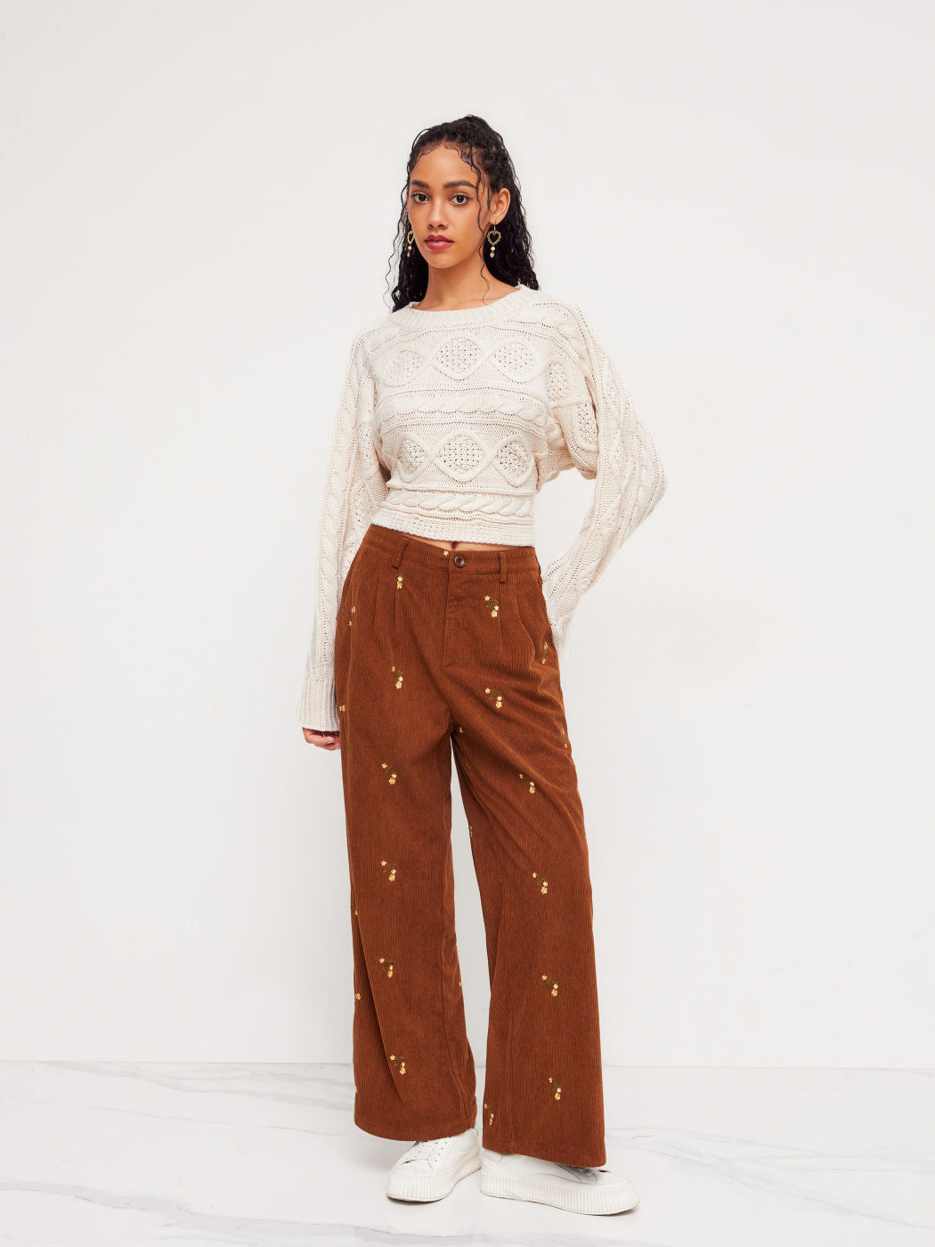 2026 New Open-Back Knit Sweater with Bow Tie Detail