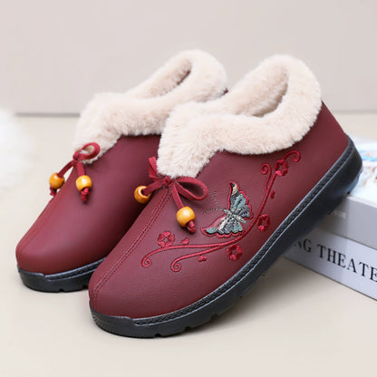 New Fall/Winter 2026 Slip-On Non-Slip Casual Shoes for Middle-Aged and Elderly Women
