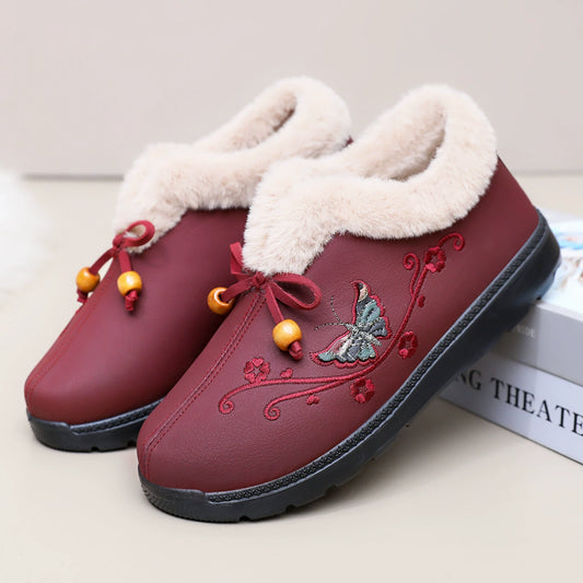 New Fall/Winter 2026 Slip-On Non-Slip Casual Shoes for Middle-Aged and Elderly Women