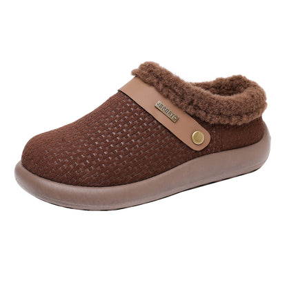 New Winter 2026 Slip-On Non-Slip Cotton House Shoes