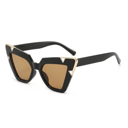个性猫眼大框太阳眼镜