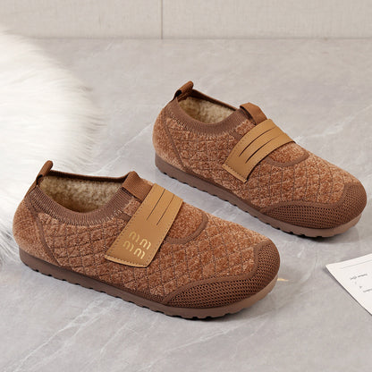 New Winter Warm and Comfortable Cotton Shoes for Middle-Aged and Elderly Women