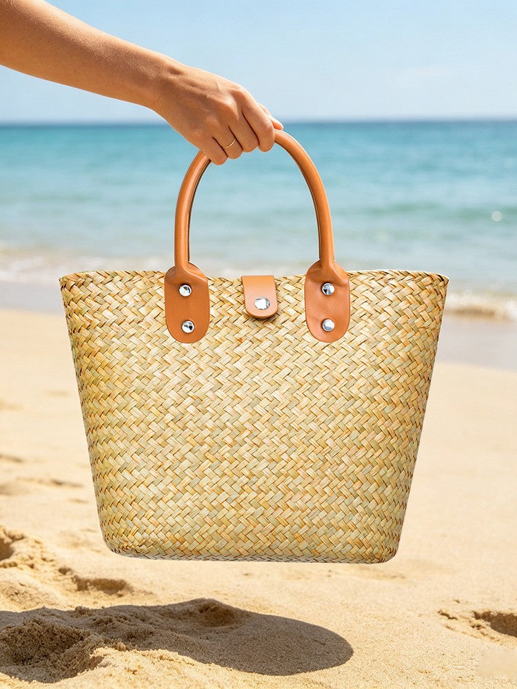 Stylish And Versatile New Woven Handbag For Women