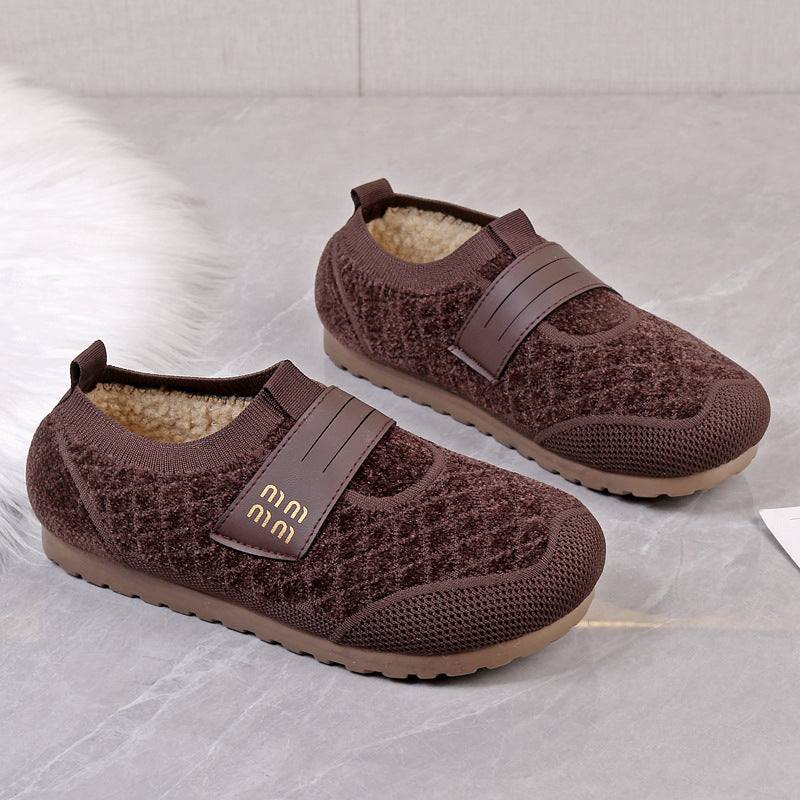 New Winter Warm and Comfortable Cotton Shoes for Middle-Aged and Elderly Women