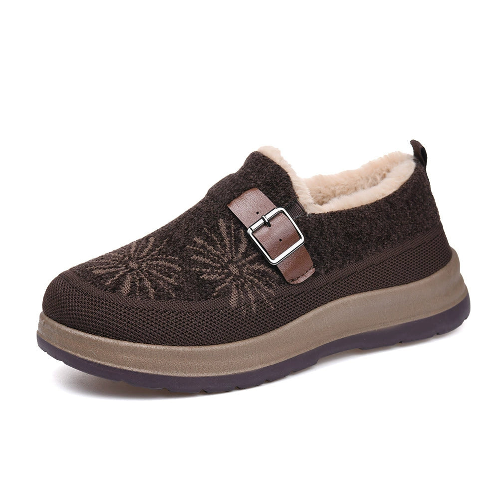 New Winter Fleece-Lined Warm Women's Shoes