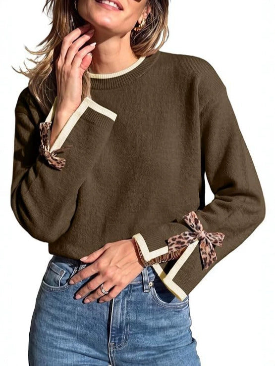 New Autumn/Winter Round Neck Long Sleeve Sweater