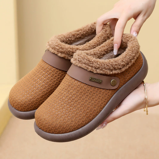 2026 winter new arrival: women's slip-on house slippers