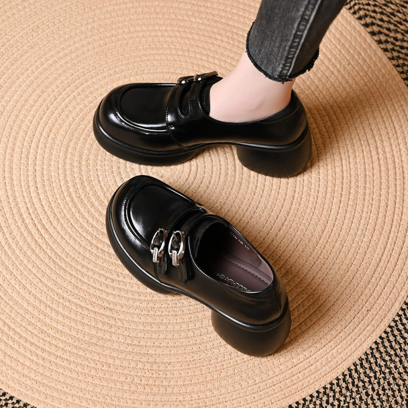 New Autumn Women's Platform Block-Heel Shoes