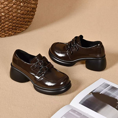 New Autumn Women's Platform Block-Heel Shoes