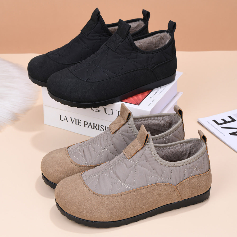 New Winter 2026 Warm Snow Boots with Soft Soles for Middle-Aged and Elderly People