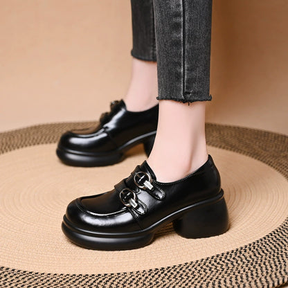 New Autumn Women's Platform Block-Heel Shoes