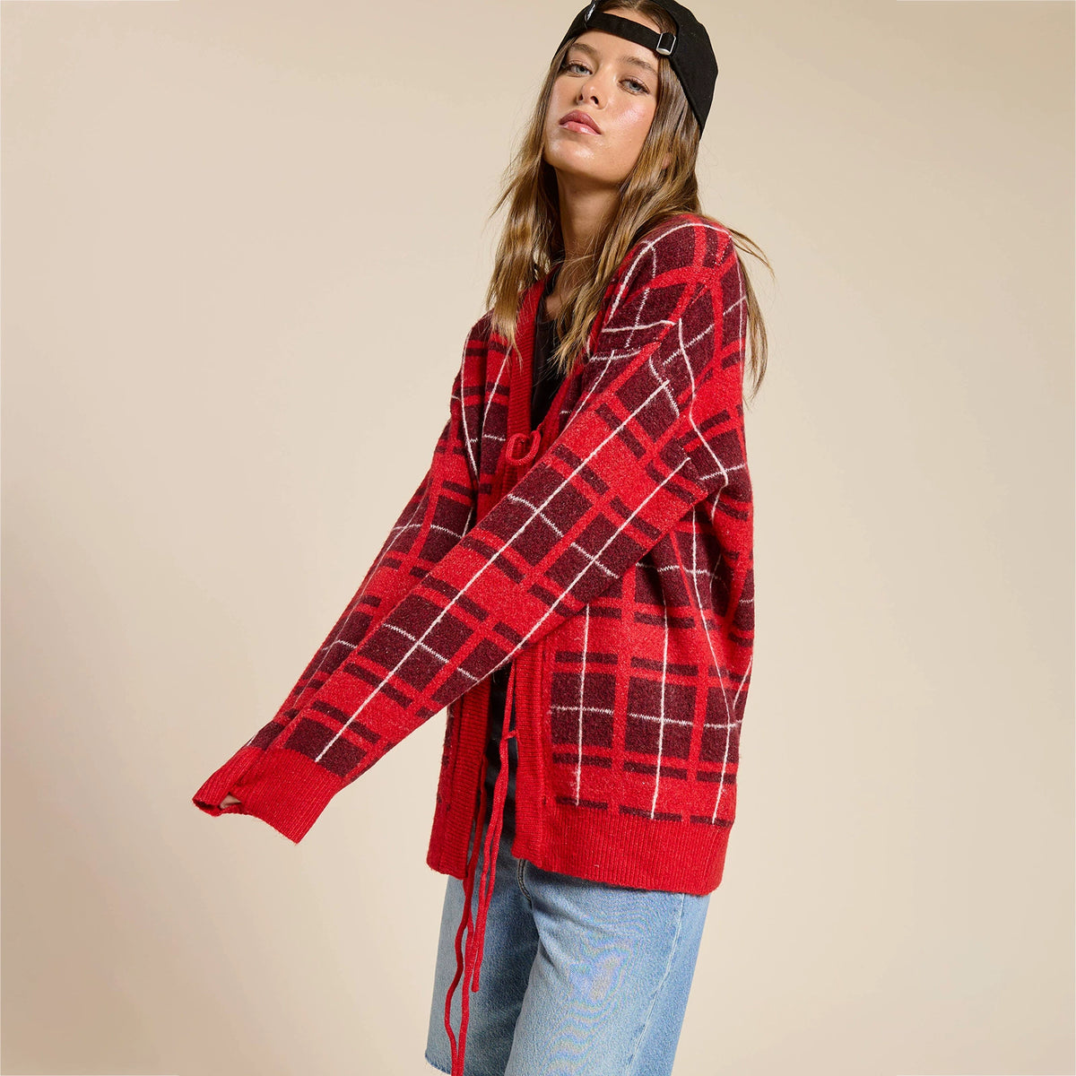 New Women's Long-Sleeve Knitted Cardigan for Autumn and Winter