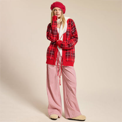 New Women's Long-Sleeve Knitted Cardigan for Autumn and Winter