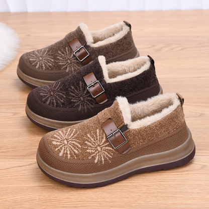 New Winter Fleece-Lined Warm Women's Shoes